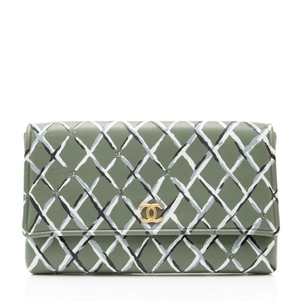 Chanel Lambskin Paris-Greece Clutch